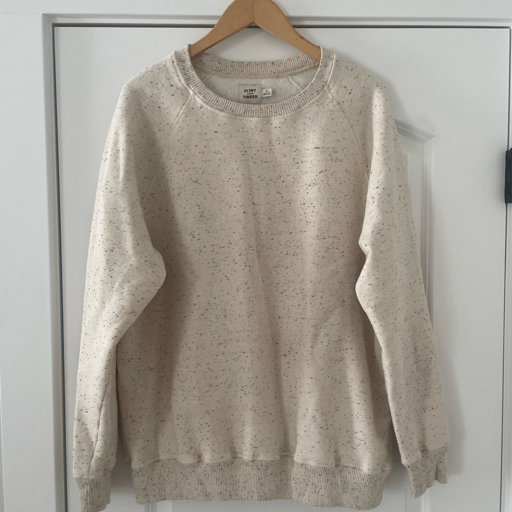 Men’s Flint and Tinder Spotted Sweater XL